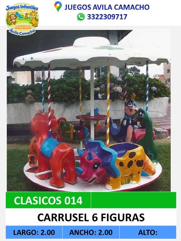 carrusel 6 figuras chico